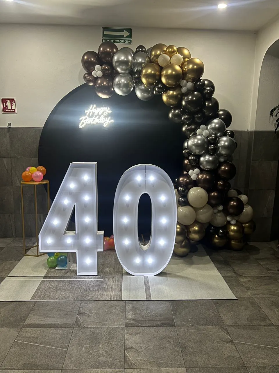 Decoración de cumpleaños en Salón Ziranda